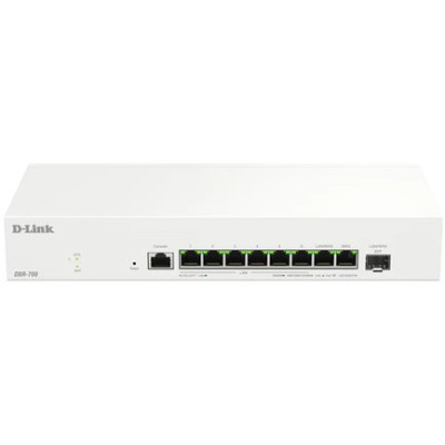D-Link DBR-700 Business Multi-Gig VPN Router, six 2.5G LAN, 2.5G WAN, 2.5G WAN/LAN, 2.5G SFP
